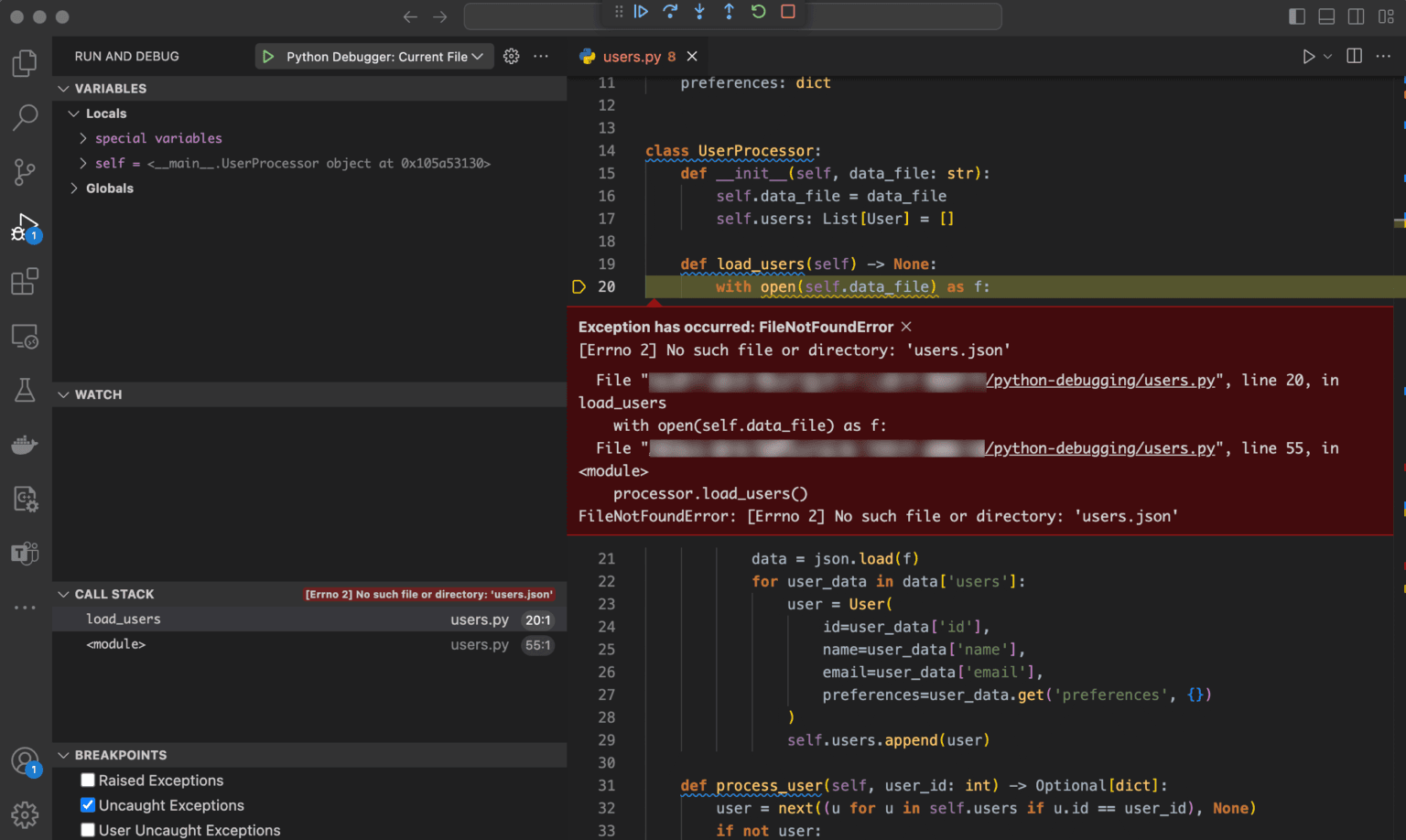 【VSCode + Sentry】Pythonのデバッグを快適にする方法 - Ichizoku
